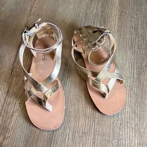 Anthropologie SILENT D
Athens Gladiator Sandals gold size 8